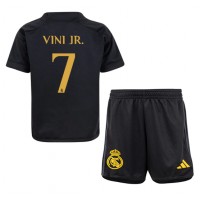 Real Madrid Vinicius Junior #7 Tredjedraktsett Barn 2023-24 Kortermet (+ Korte bukser)